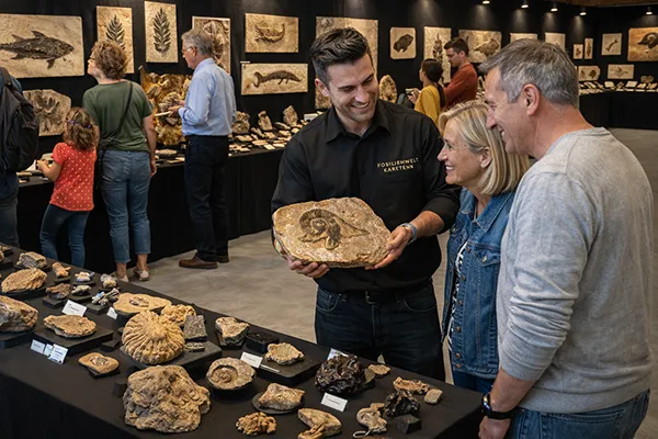 Fossilien für Sammler und Besucher